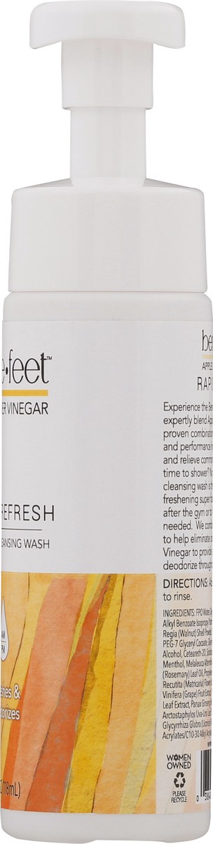 slide 4 of 12, Bene-feet Rapid Refresh No Rinse Cleansing Wash 4 fl oz Pump, 6.8 oz