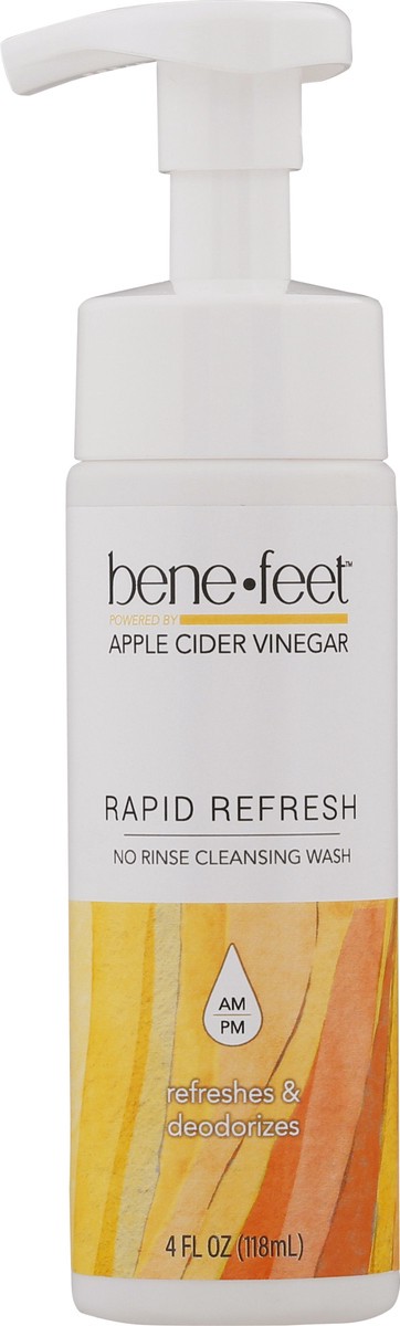 slide 1 of 12, Bene-feet Rapid Refresh No Rinse Cleansing Wash 4 fl oz Pump, 6.8 oz
