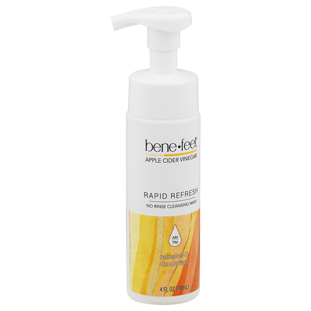 slide 2 of 12, Bene-feet Rapid Refresh No Rinse Cleansing Wash 4 fl oz Pump, 6.8 oz