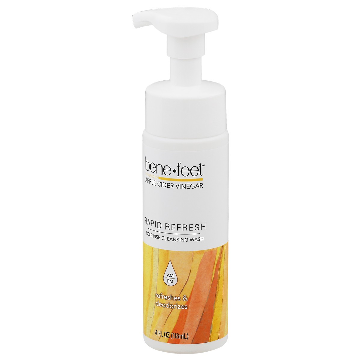 slide 10 of 12, Bene-feet Rapid Refresh No Rinse Cleansing Wash 4 fl oz Pump, 6.8 oz