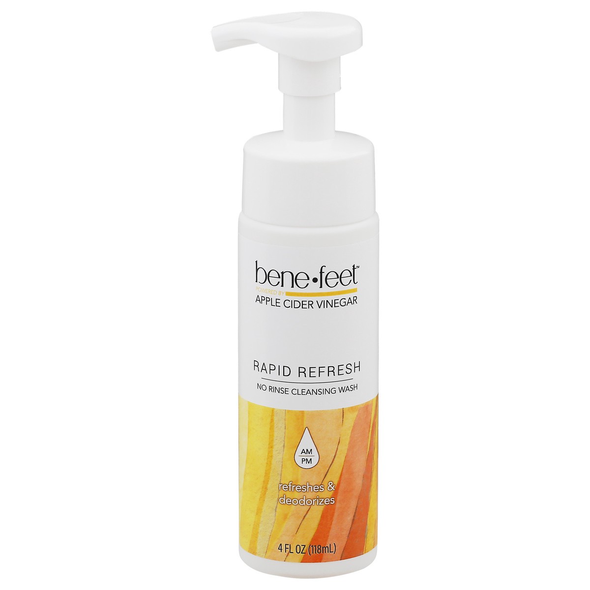 slide 3 of 12, Bene-feet Rapid Refresh No Rinse Cleansing Wash 4 fl oz Pump, 6.8 oz