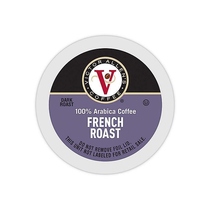 slide 1 of 1, Victor Allen French Roast Flavor Coffee Pods for Single Serve Coffee Makers, 100 ct