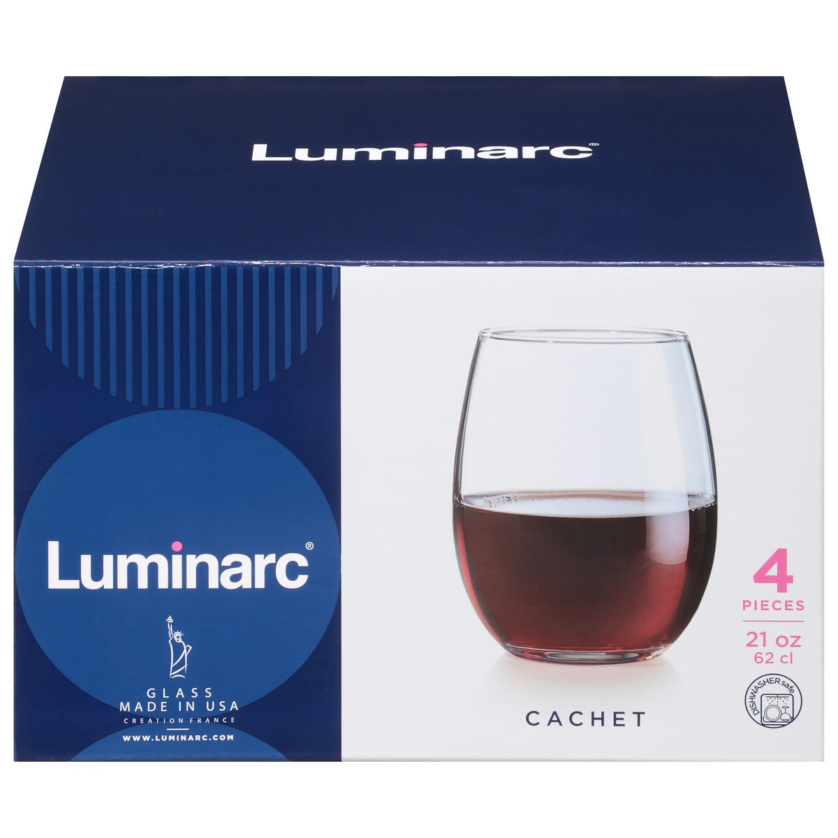 slide 7 of 11, Luminarc 21 Ounce Cachet 4 ea, 4 ct