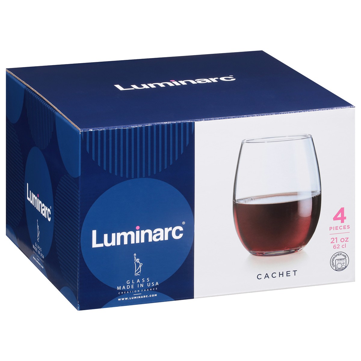 slide 11 of 11, Luminarc 21 Ounce Cachet 4 ea, 4 ct