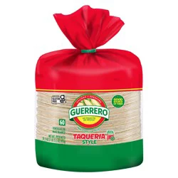Guerrero Taqueria Style Mini White Corn Tortillas, 60 Count