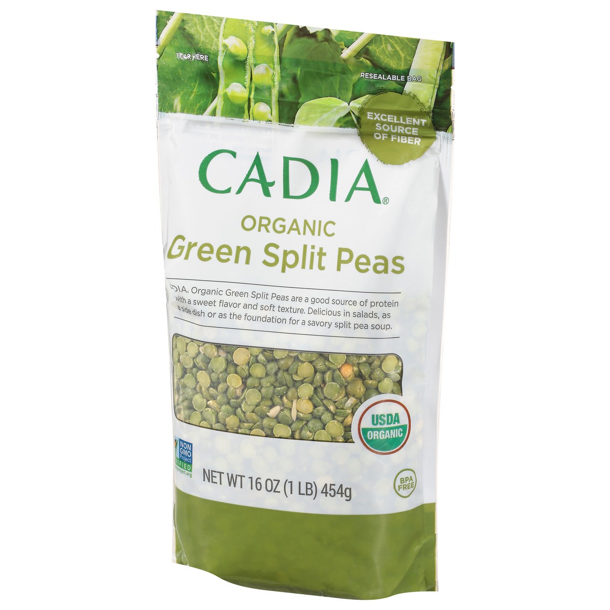 slide 9 of 14, Cadia Organic Green Split Pea, 16 oz