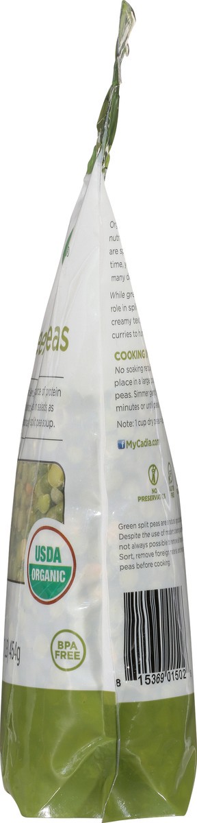 slide 11 of 14, Cadia Organic Green Split Pea, 16 oz