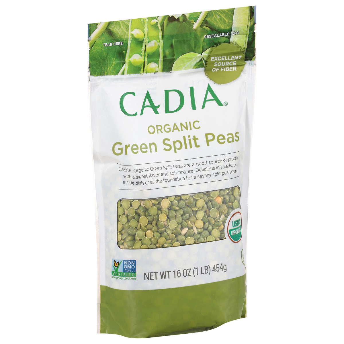 slide 8 of 14, Cadia Organic Green Split Pea, 16 oz