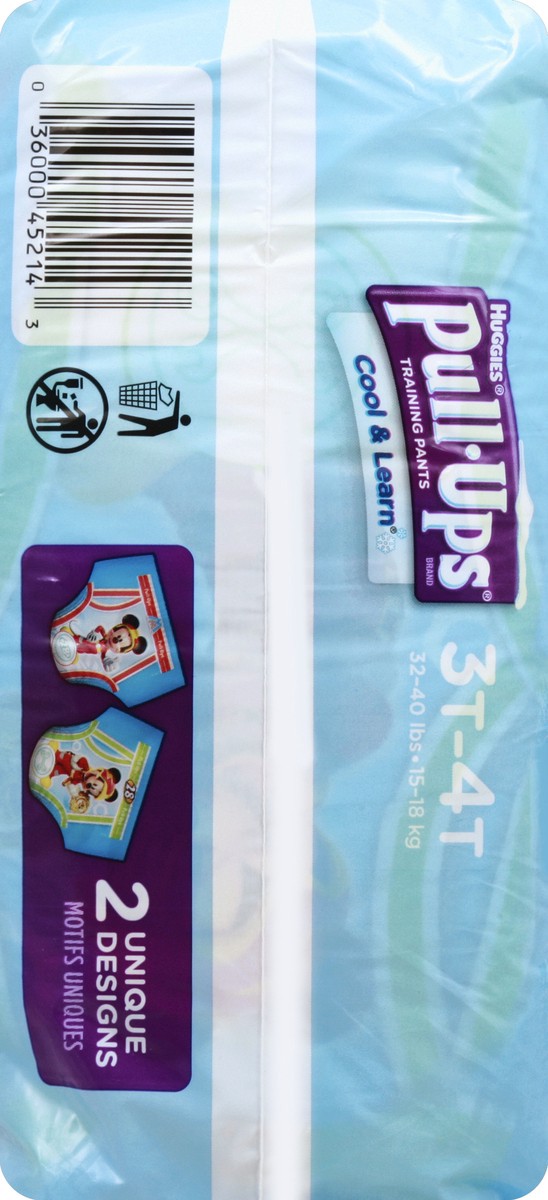 Huggies Pull-Ups Training Pants with Cool Alert for Boys, Size 2T