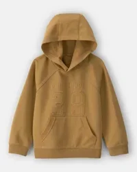 Carter's Toddler Boy Varsity French Terry Hoodie - Brown - 4T