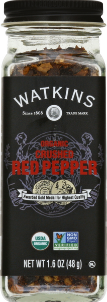 slide 1 of 1, Watkins Organic Crushed Red Pepper, 1.6 oz