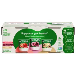 Activia Strawberry-Vanilla-Cherry 4oz