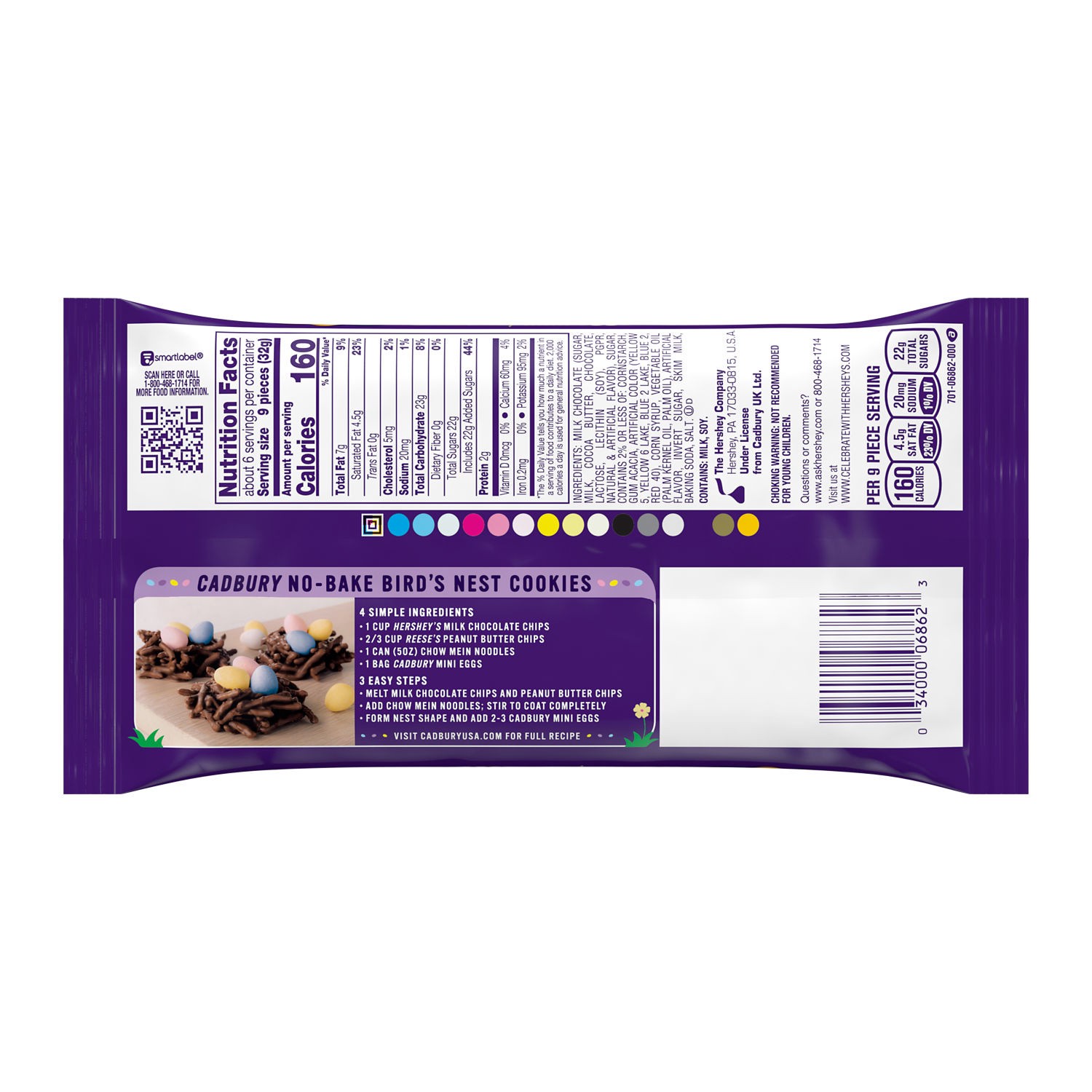 slide 2 of 2, CADBURY MINI EGGS Milk Chocolate with a Crisp Sugar Shell Candy, Easter, 7.3 oz, Bag, 7.3 oz