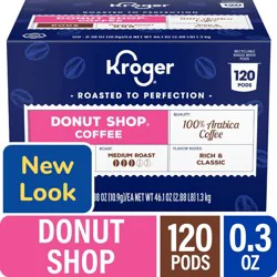 Kroger Donut Shop Medium Roast Coffee Pods