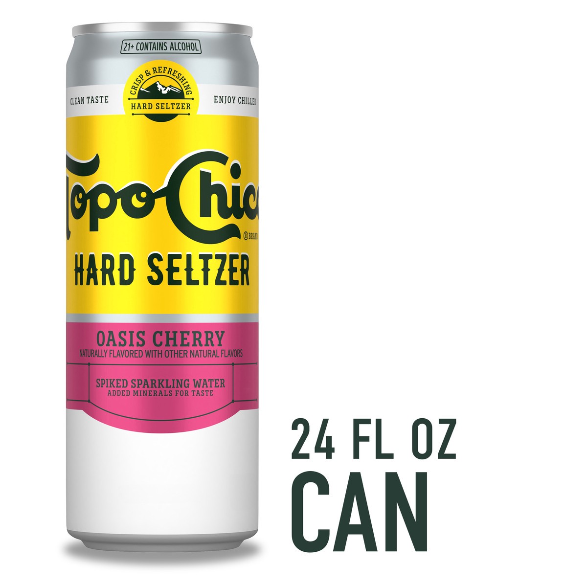 slide 4 of 12, Topo Chico Oasis Cherry Hard Seltzer - 24 fl oz, 24 fl oz