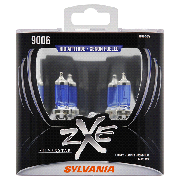 slide 1 of 1, Sylvania 9006 SilverStar zXe Headlight, 2 ct