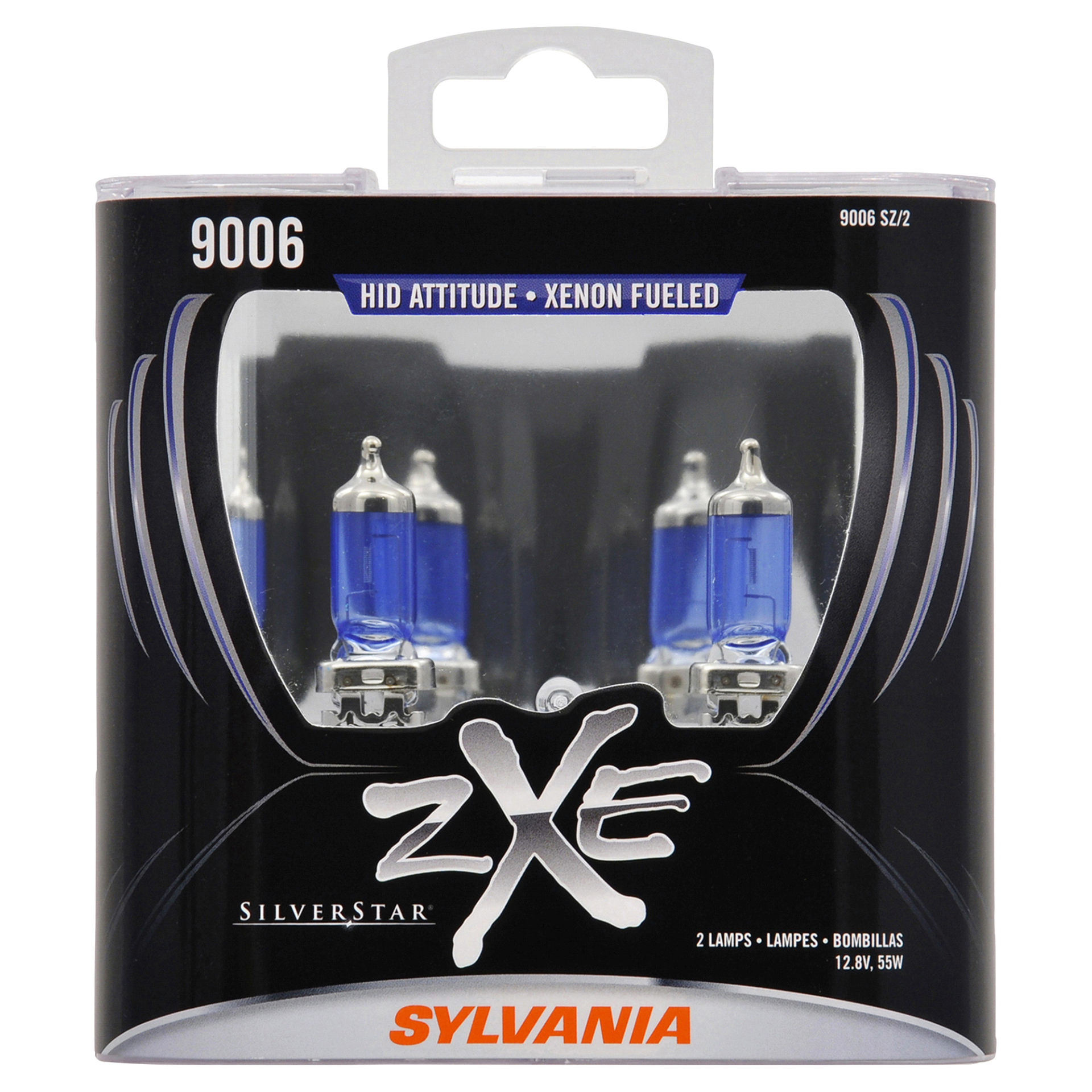 slide 1 of 6, Sylvania 9006 SilverStar zXe Headlight, 2 ct