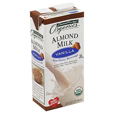 slide 1 of 1, Central Market Organics Vanilla Almond Milk, 32 oz