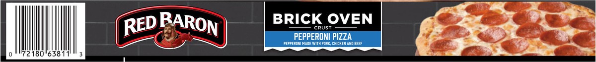 slide 9 of 9, Red Baron Brick Oven Pepperoni Frozen Pizza - 17.89oz, 17.89 oz