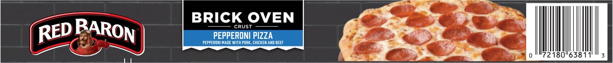 slide 5 of 9, Red Baron Brick Oven Pepperoni Frozen Pizza - 17.89oz, 17.89 oz