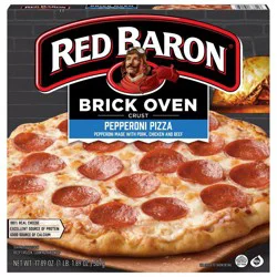 Red Baron Brick Oven Crust Pepperoni Pizza 17.89 oz