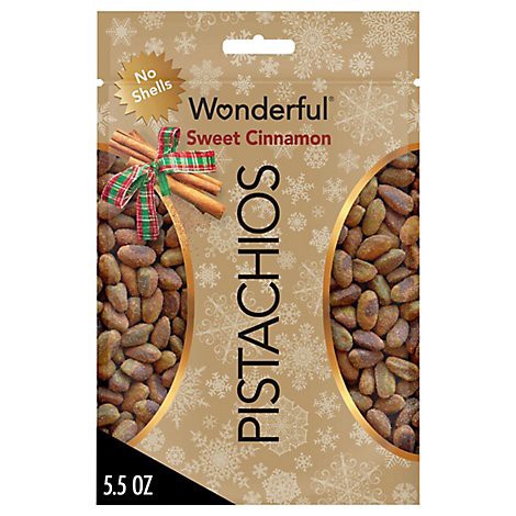 slide 1 of 1, Wonderful No Shell Sweet Cinnamon Pistachios - 5.5 OZ, 5.5 oz