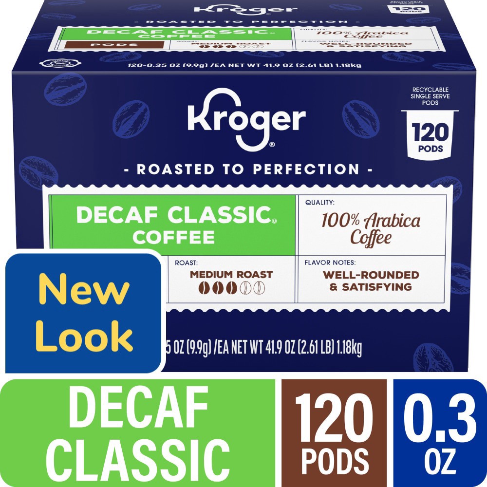 slide 2 of 5, Kroger® Decaf Classic Medium Roast Coffee Pods BIG DEAL!, 120 ct