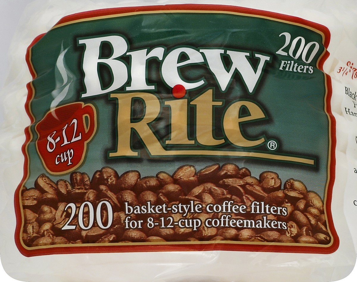 slide 2 of 2, Brew Rite Coffee Filters 200 ea, 200 ct