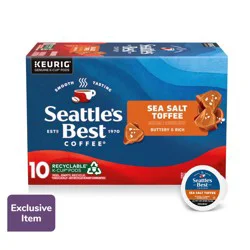 Seattle's Best Coffee Sea Salt Toffee Flavored K-Cup Coffee Pods