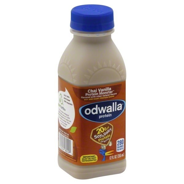 slide 1 of 4, Odwalla Protein Shake, Soy and Dairy, Chai Vanilla, 1 ct