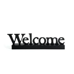 OTHER-REGIONAL "Welcome" Magnetic Word w/ Wood Base
