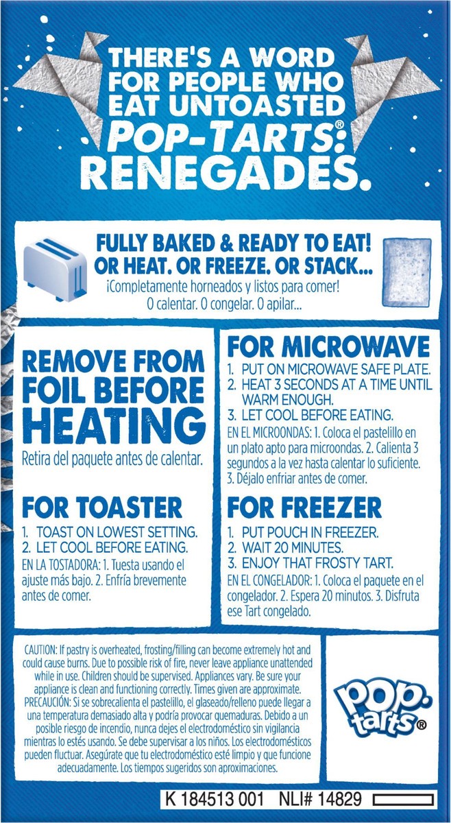 slide 6 of 10, Pop-Tarts Unfrosted Strawberry Toaster Pastries, 22 oz