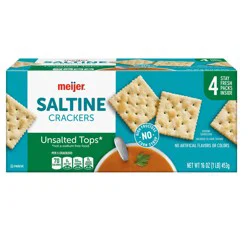 Meijer Select Saltine No Salt