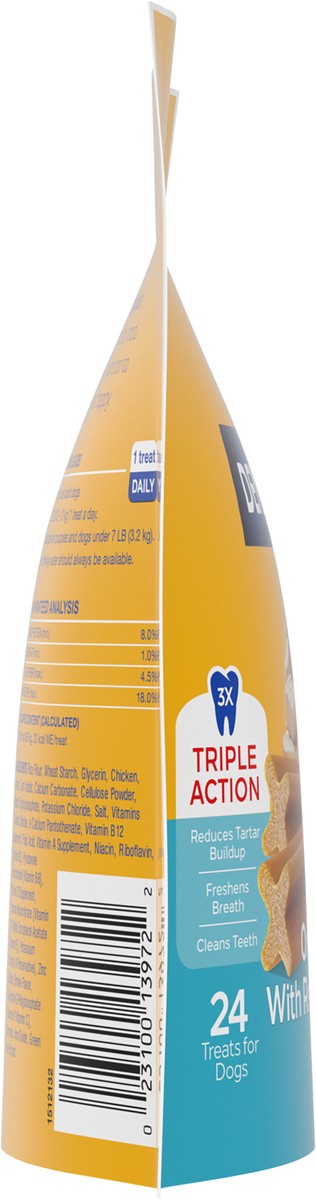slide 6 of 14, Pedigree Dentastix Original Adult Toy/Small Dog Dental Chew Dog Treats Chicken Flavor, 24 ct / 5.8 oz, 24 ct
