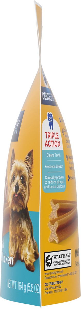 slide 7 of 14, Pedigree Dentastix Original Adult Toy/Small Dog Dental Chew Dog Treats Chicken Flavor, 24 ct / 5.8 oz, 24 ct