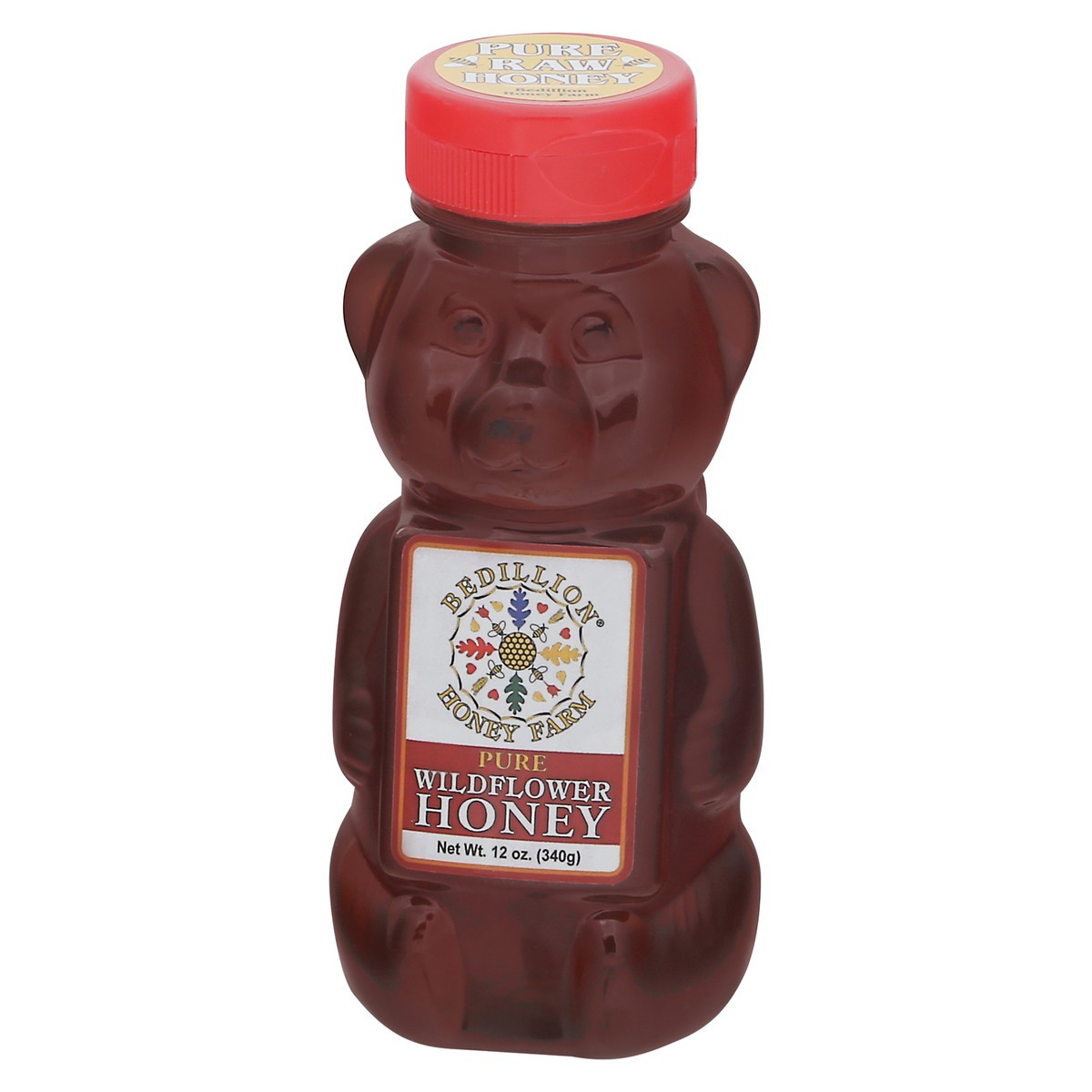 slide 6 of 9, Bedillion Honey Farm Pure Wildflower Honey Bear, 12 oz