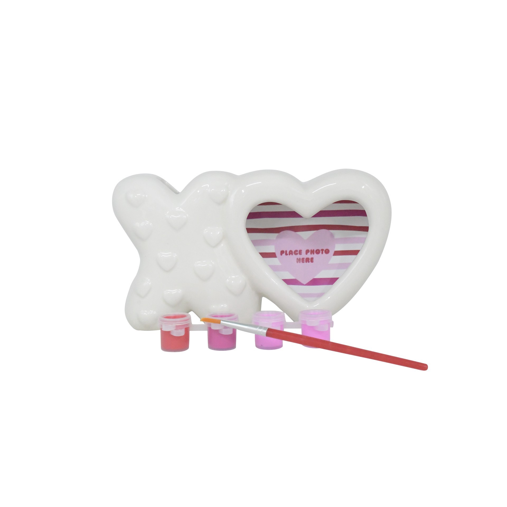 slide 2 of 3, 3d Ceramic Vase & Frame Kit By Creatology, 7.13 in x 2.32 in x 3.98 in