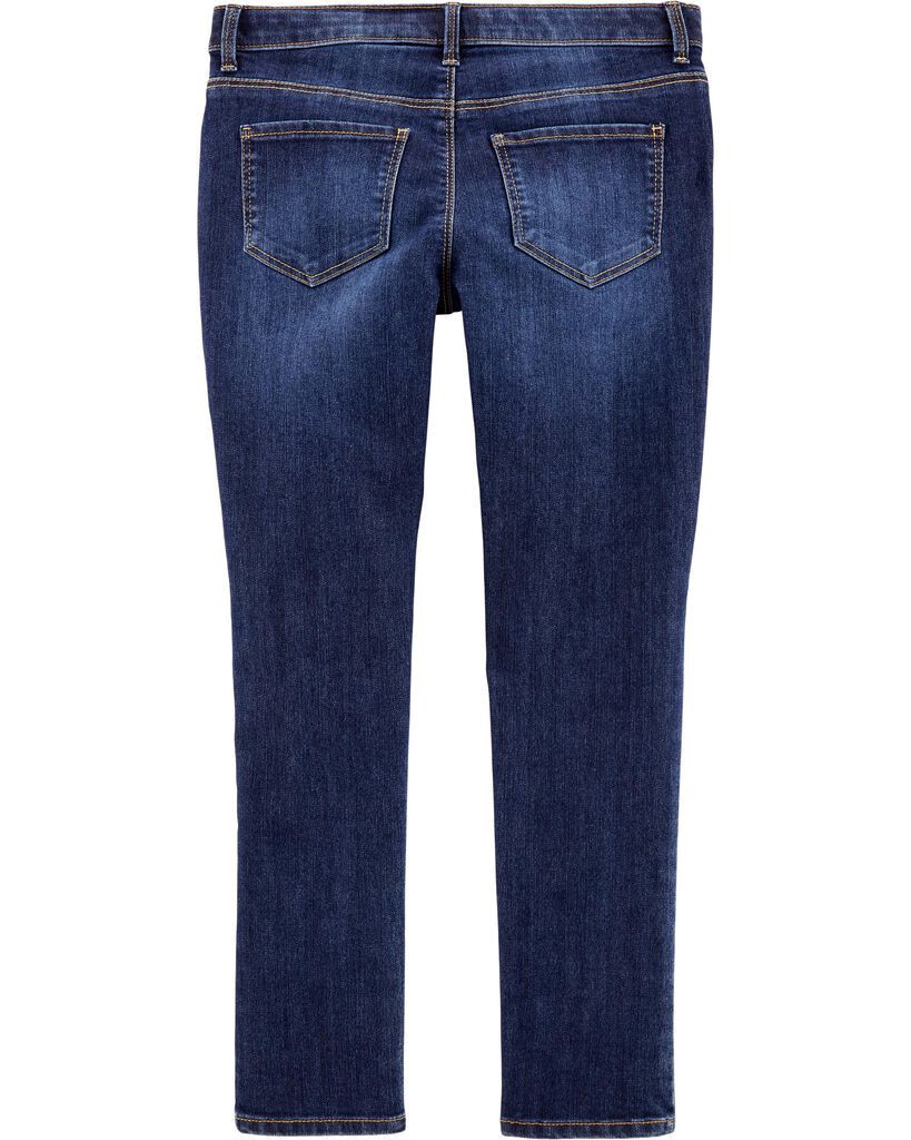 slide 2 of 2, Oshkosh Kid Dark Wash Plus-Fit Skinny-Leg Jeans Marine Wash 5P, 1 ct