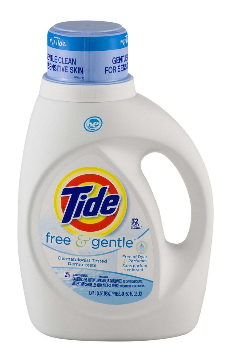 slide 1 of 3, Tide Free Gentle Laundry Detergent, 50 fl oz