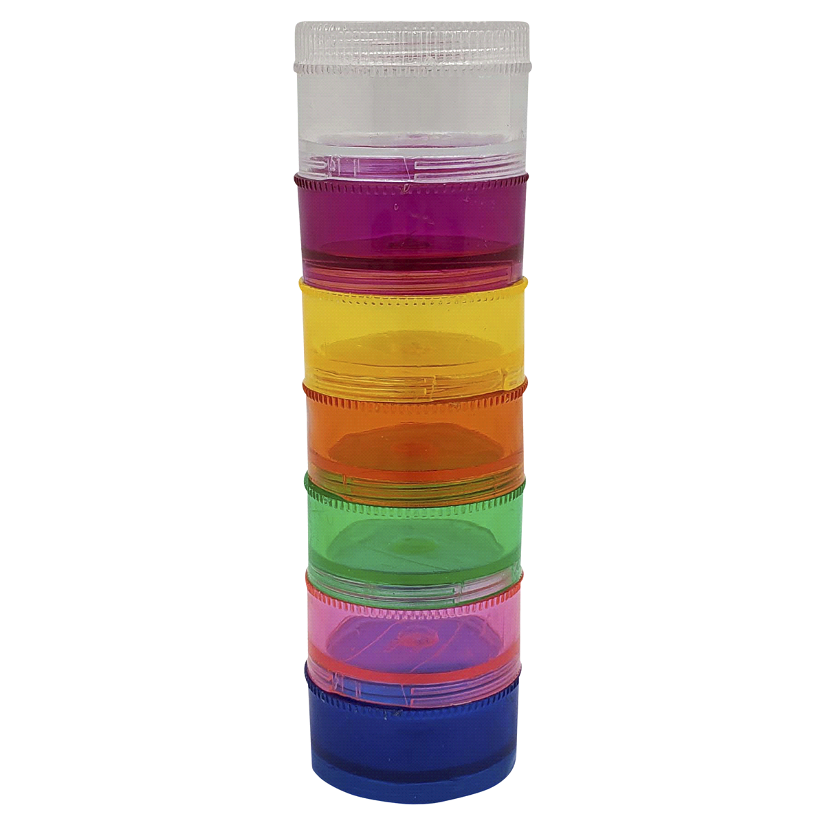 slide 5 of 5, Katelle Health Stacking Mini Pill Containers, 7 ct