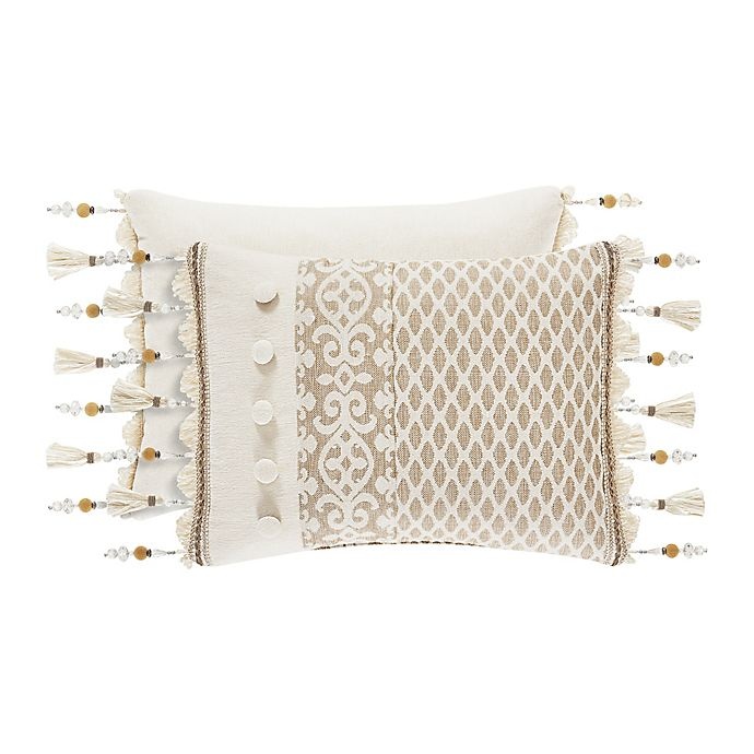 slide 1 of 1, J. Queen New York Milano Boudoir Throw Pillow - Sand, 1 ct