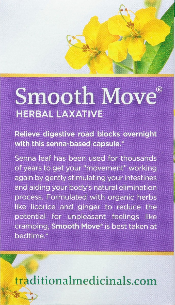 slide 6 of 14, Traditional Medicinals Capsules Smooth Move Herbal Laxative 50 ea, 50 ct