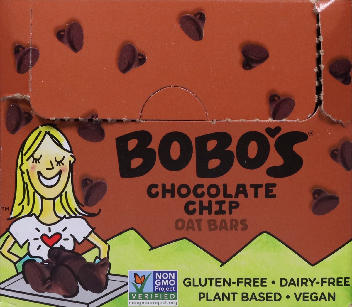 slide 9 of 14, Bobo's Vegan Chocolate Chip Oat Bars 12 - 3 oz, 12 ct