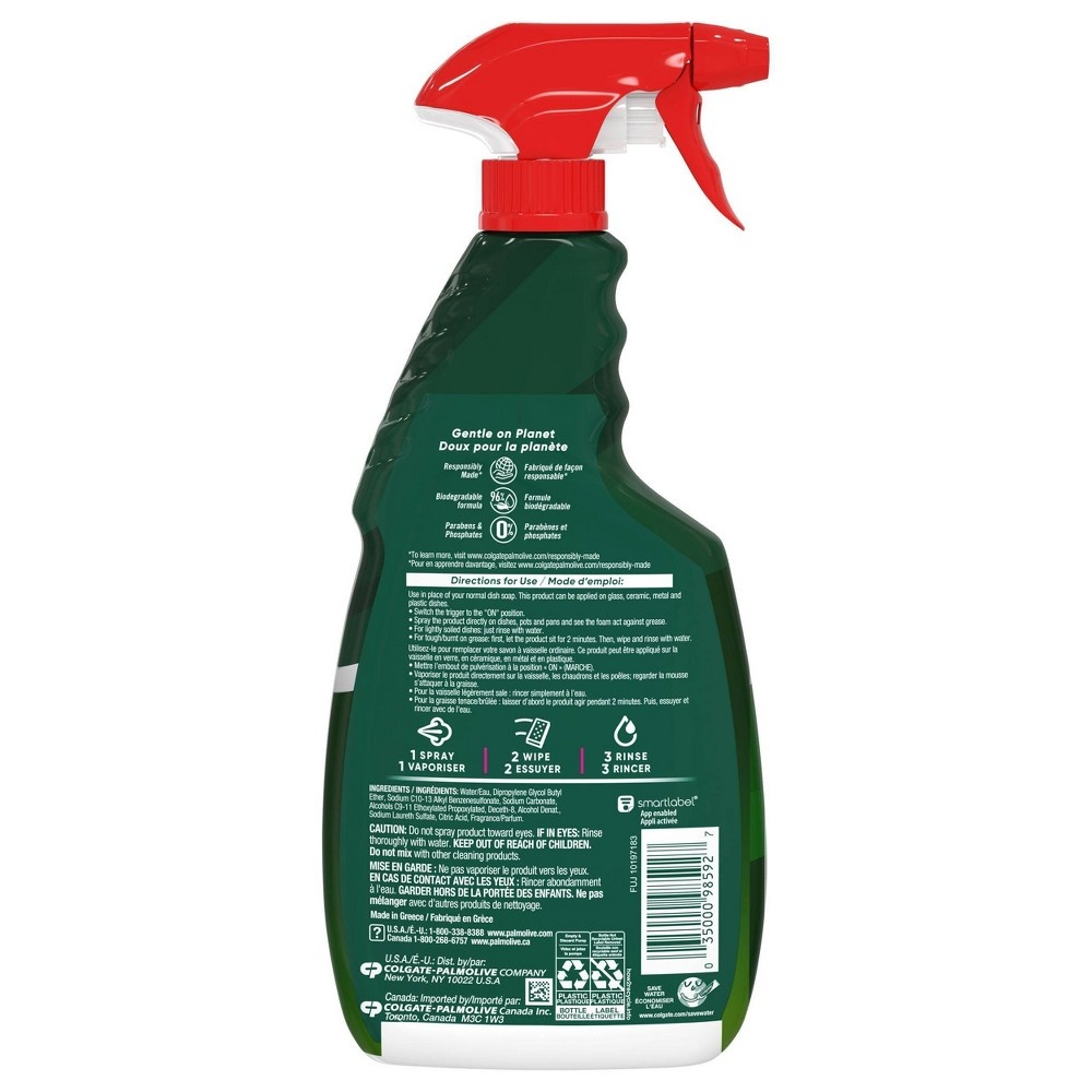 slide 4 of 5, Palmolive Ultra Spray Away Dish Soap Spray, 16.9 fl oz