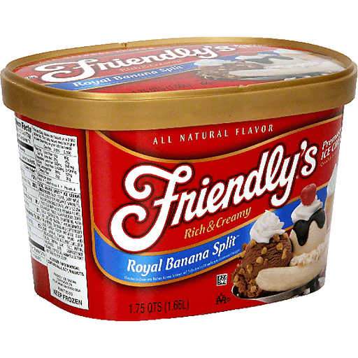 slide 3 of 3, Friendly's Royal Banana Split Premium Ice Cream, 1.5 qt