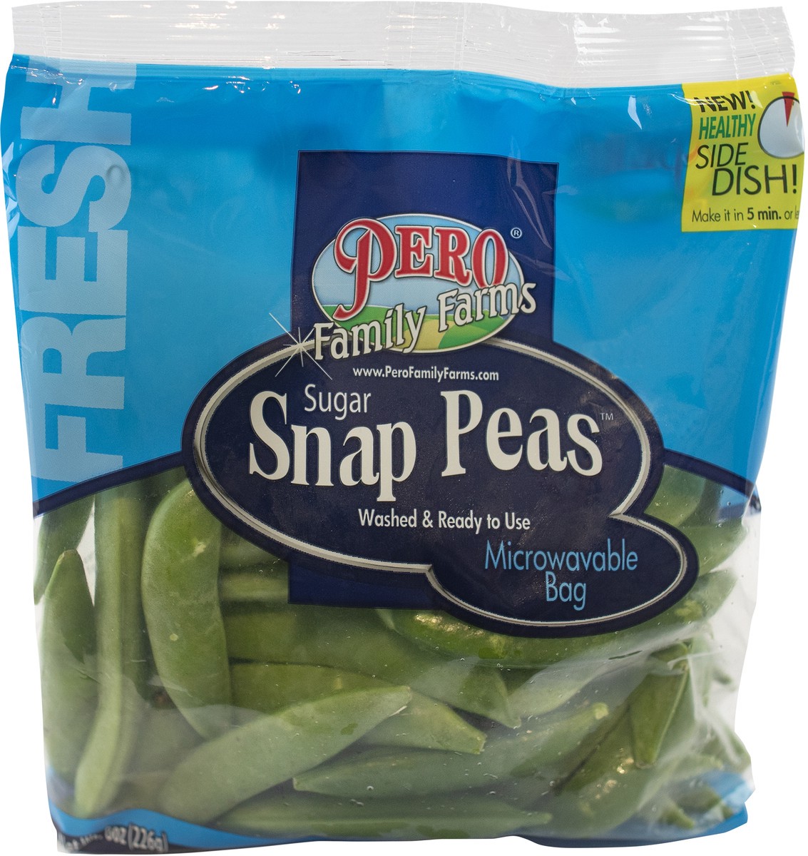 slide 6 of 9, Pero Family Farms Snap Peas, Sugar, 8 oz