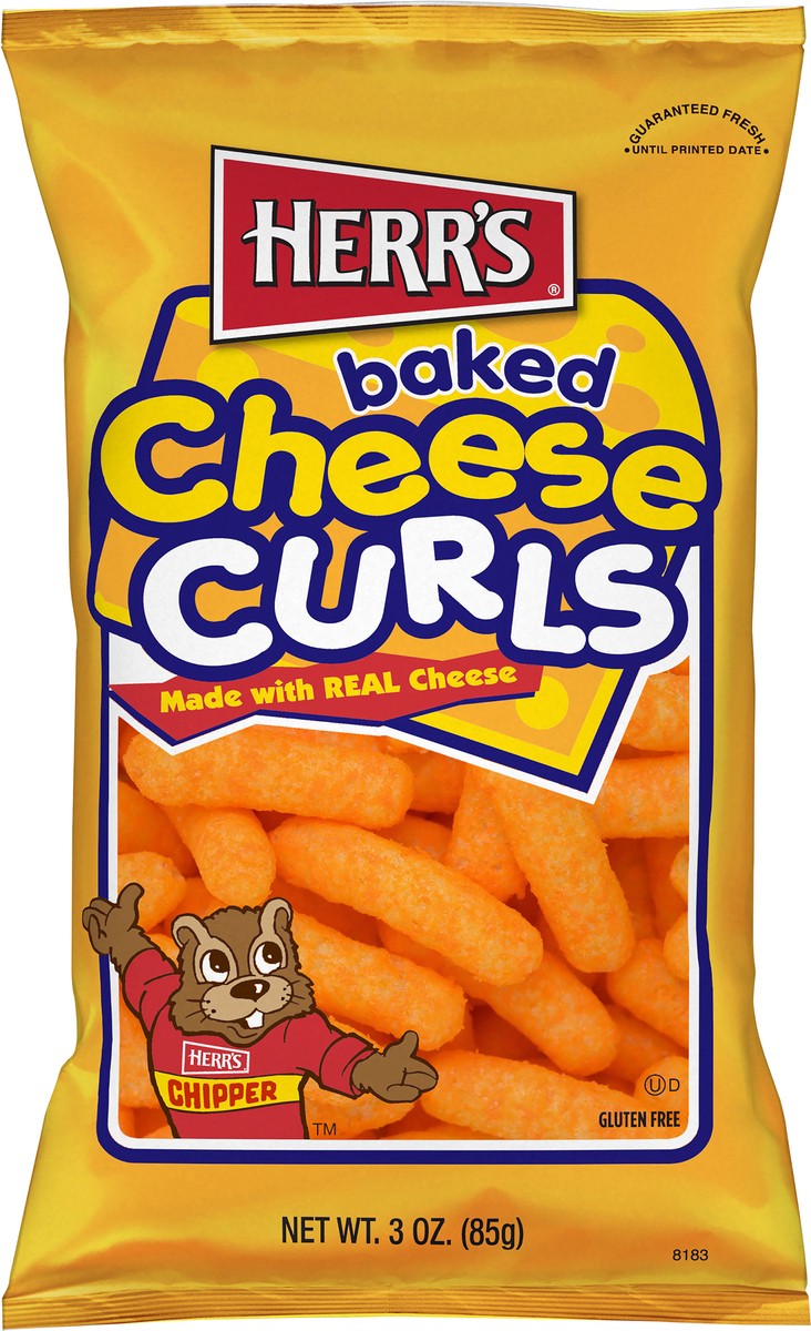 slide 5 of 12, Herr's Baked Cheese Curls 3 oz, 3 oz