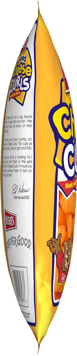 slide 2 of 12, Herr's Baked Cheese Curls 3 oz, 3 oz