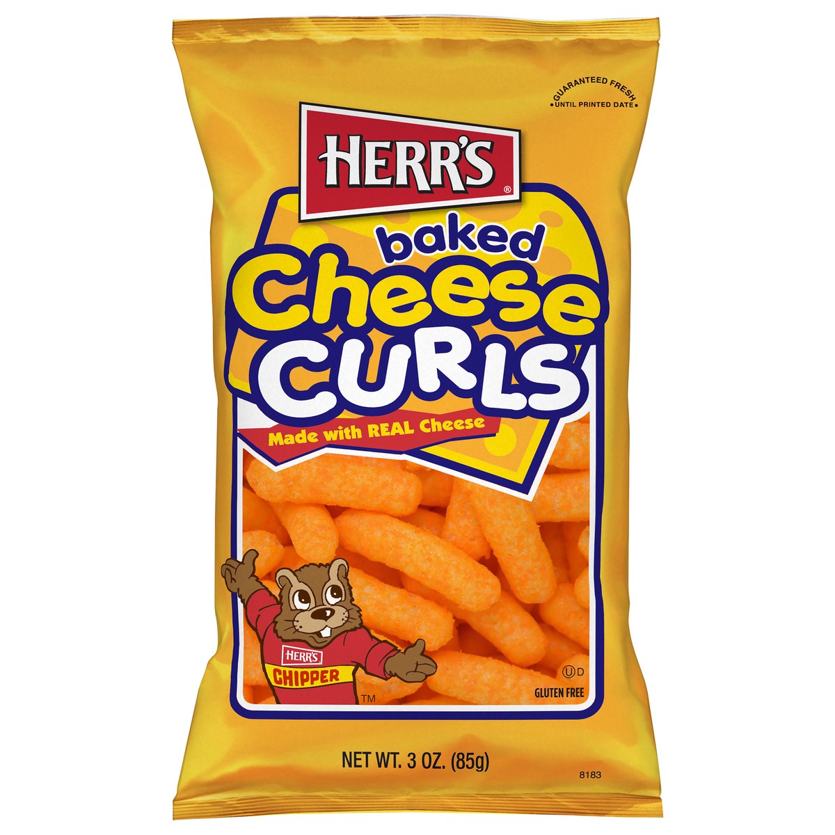 slide 9 of 12, Herr's Baked Cheese Curls 3 oz, 3 oz