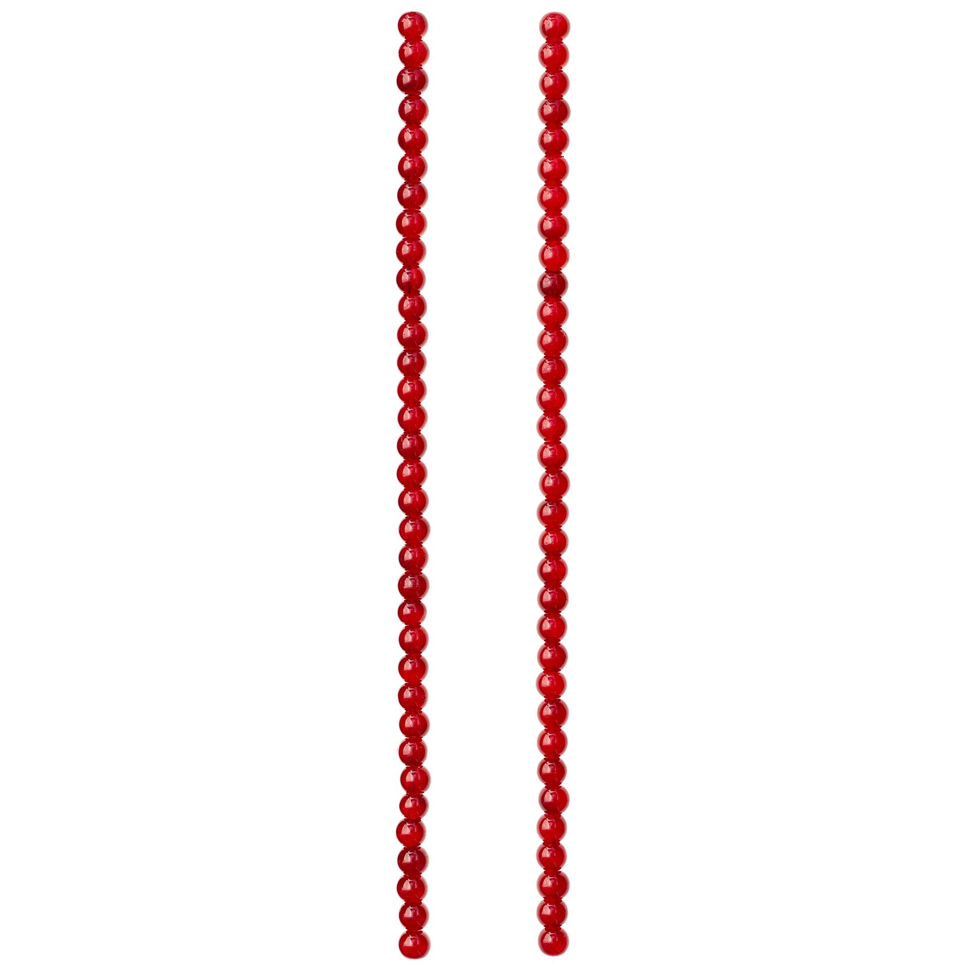 slide 3 of 3, Burgundy Glass Round Beads, 6mm By Bead Landing, 6 mm